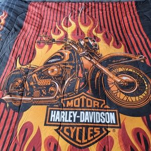 Harley Davidson Flame Rider Fireball 🔥 Full/Queen Comforter